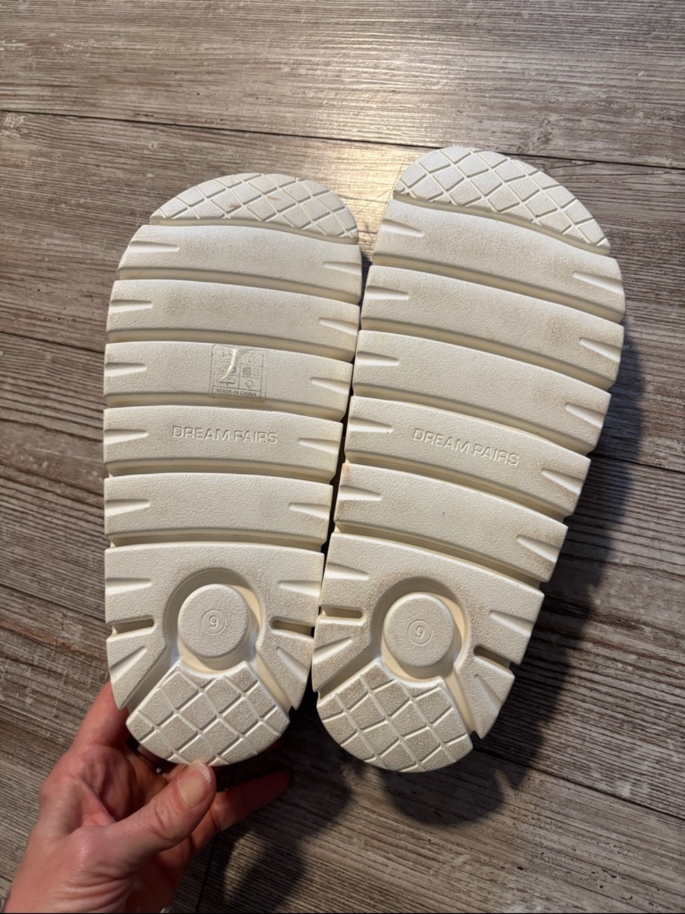 Double-Buckle Beige Suede Women’s Slide Sandals - Picture 5 of 8